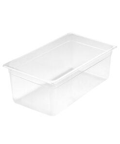 1-SOGA 200mm Clear Gastronorm GN Pan 1/1 Food Tray Storage