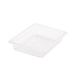 1-SOGA 65mm Clear Gastronorm GN Pan 1/2 Food Tray Storage