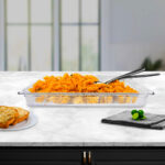 4-SOGA 65mm Clear Gastronorm GN Pan 1/2 Food Tray Storage Bundle of 2