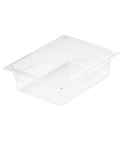 1-SOGA 150mm Clear Gastronorm GN Pan 1/2 Food Tray Storage