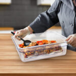 5-SOGA 150mm Clear Gastronorm GN Pan 1/2 Food Tray Storage Bundle of 4