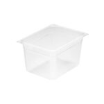 1-SOGA 200mm Clear Gastronorm GN Pan 1/2 Food Tray Storage