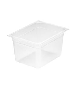 1-SOGA 200mm Clear Gastronorm GN Pan 1/2 Food Tray Storage