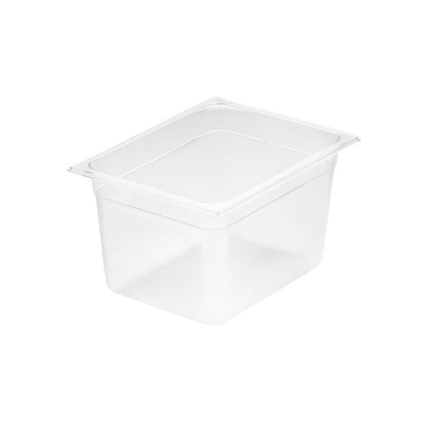 1-SOGA 200mm Clear Gastronorm GN Pan 1/2 Food Tray Storage