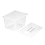 1-SOGA 200mm Clear Gastronorm GN Pan 1/2 Food Tray Storage with Lid