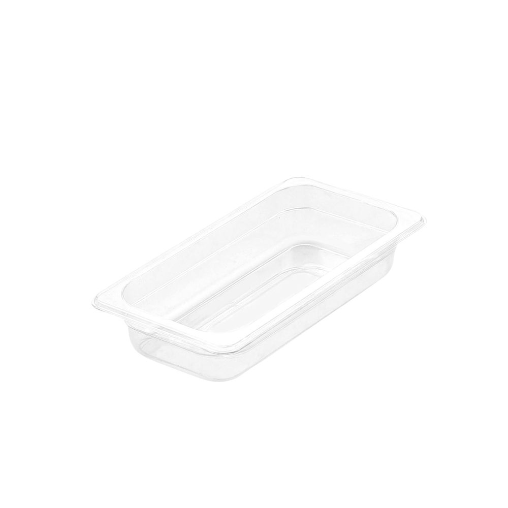 1-SOGA 65mm Clear Gastronorm GN Pan 1/3 Food Tray Storage