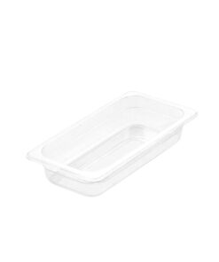 1-SOGA 65mm Clear Gastronorm GN Pan 1/3 Food Tray Storage
