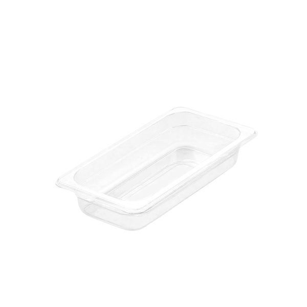 1-SOGA 65mm Clear Gastronorm GN Pan 1/3 Food Tray Storage