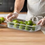 6-SOGA 65mm Clear Gastronorm GN Pan 1/3 Food Tray Storage Bundle of 6