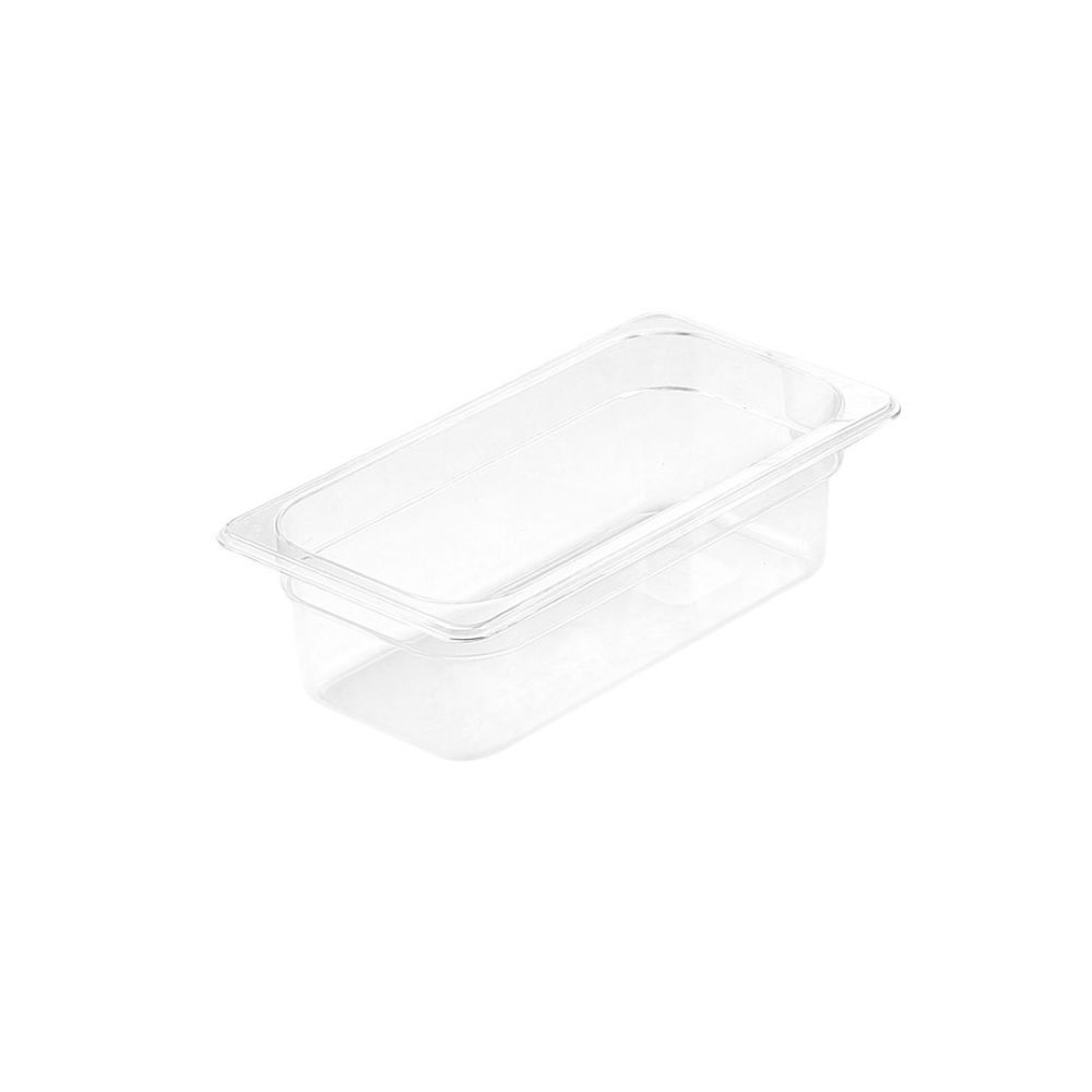 1-SOGA 100mm Clear Gastronorm GN Pan 1/3 Food Tray Storage