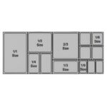 8-SOGA 150mm Clear Gastronorm GN Pan 1/3 Food Tray Storage Bundle of 4 with Lid