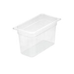 1-SOGA 200mm Clear Gastronorm GN Pan 1/3 Food Tray Storage