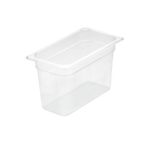 1-SOGA 200mm Clear Gastronorm GN Pan 1/3 Food Tray Storage