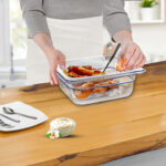 6-SOGA 65mm Clear Gastronorm GN Pan 1/6 Food Tray Storage