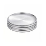 1-SOGA 23cm Premium Silver Grilling Plate  Durable Heat Resistant