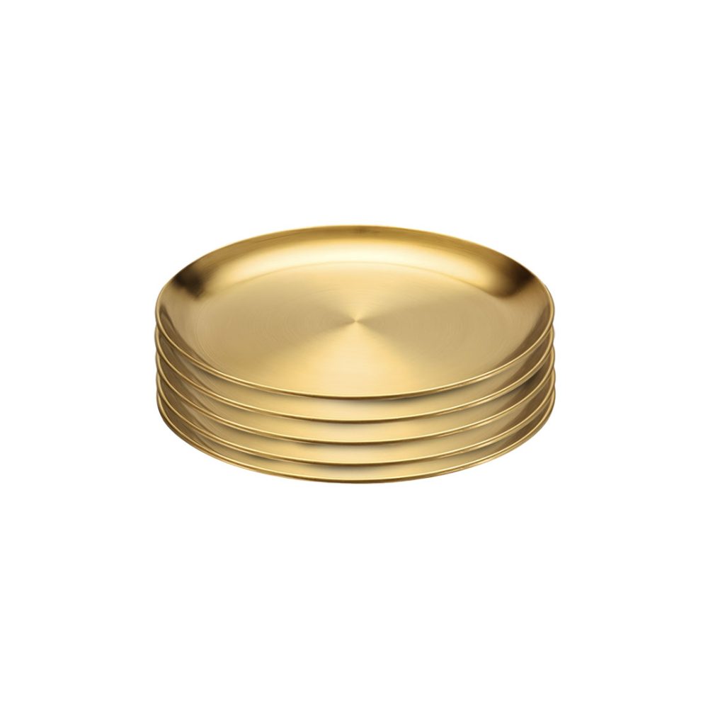 1-SOGA 14cm Premium Gold Grilling Plate  Durable