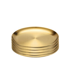 1-SOGA 14cm Premium Gold Grilling Plate  Durable