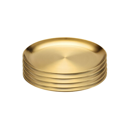 1-SOGA 20cm Premium Gold Grilling Plate  Durable Heat Resistant