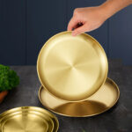 3-SOGA 26cm Premium Gold Grilling Plate  Durable