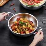 2-SOGA 18cm Premium Silver Seafood Dry Pot Stockpot Versatile and Durable Kitchen Essential