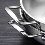 7-SOGA 18cm Premium Silver Seafood Dry Pot Stockpot Versatile and Durable Kitchen Essential