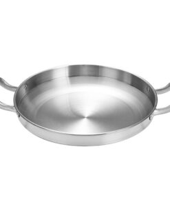 1-SOGA 30cm Dry Pot with Natural Color 201 Material Constructed from Stainless Steel Kitchen Essentials