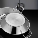 8-Soga 21cm Signature Dry Pot crafted with 201 Material in Silver Color For Kitchen Essential