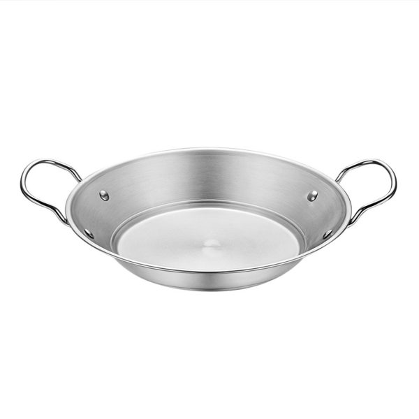 1-Soga 29cm Signature Dry Pot crafted with 201 Material in Silver Color and for Kitchen Essential