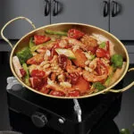 2-Soga 21cm Signature Dry Pot And crafted with 201 Material in Gold for Kitchen Essential