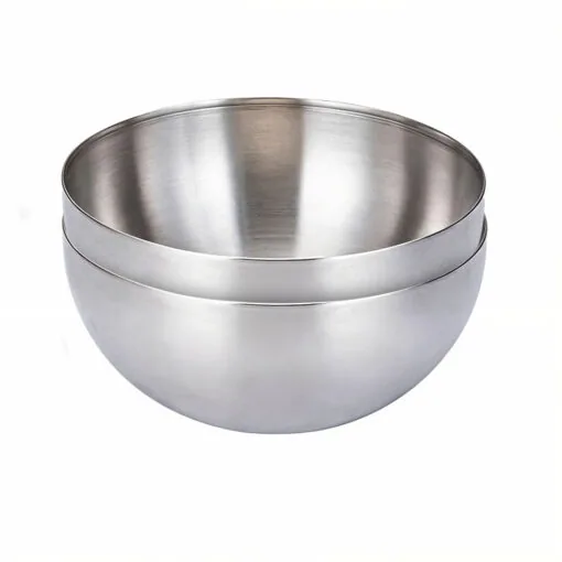 1-SOGA 15cm Elegant Silver Salad Bowl with Model 201 A Versatile Kitchen Essential