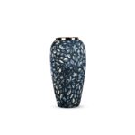 1-SOGA 35x17cm Blue Large Ceramic Flower Vase Elegant Living Room Home Decor