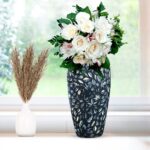 4-SOGA 35x17cm Blue Large Ceramic Flower Vase Elegant Living Room Home Decor