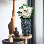 5-SOGA 35x17cm Blue Large Ceramic Flower Vase Elegant Living Room Home Decor