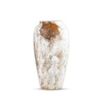 1-SOGA 35x17 Gradient White Large Ceramic Flower Vase Elegant Living Room Home Decor