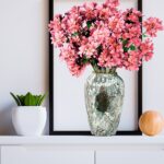 4-SOGA 30x19cm Green Medium Ceramic Flower Vase Elegant Living Room Home Decor