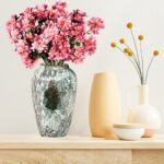 6-SOGA 30x19cm Green Medium Ceramic Flower Vase Elegant Living Room Home Decor