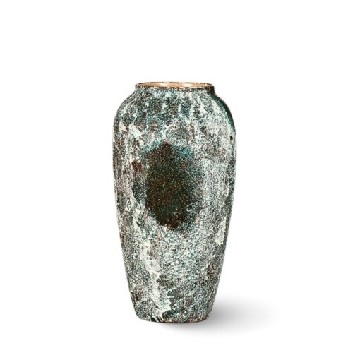 1-SOGA 35x17cm Green Large Ceramic Flower Vase Elegant Living Room Home Decor