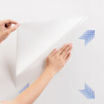 5-SOGA 45cmx500cm Clear Dry Erase Adhesive Whiteboard Wall Surface Peel Sticker Sheet