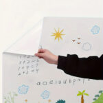 6-SOGA 45cmx500cm Clear Dry Erase Adhesive Whiteboard Wall Surface Peel Sticker Sheet