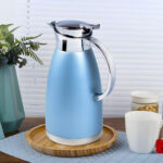 2-Soga 1.8L Blue Color 3-Layer Vacuum Insulated Stainless Steel Flask  Ideal for Home and Office