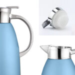 8-Soga 1.8L Blue Color 3-Layer Vacuum Insulated Stainless Steel Flask  Ideal for Home and Office