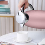 5-Soga 1.8L Rose Color 3-Layer Vacuum Insulated Stainless Steel Flask  Ideal for Home and Office