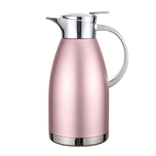 1-Soga 1.8L Rose Color 3-Layer Vacuum Insulated Stainless Steel Flask  Ideal for Home and Office