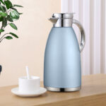 3-Soga 2.3L Blue Color 3-Layer Vacuum Insulated Stainless Steel Flask  Ideal for Home and  Office