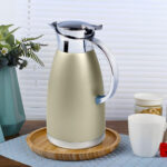 2-Soga 2.3L Gold Color 3-Layer Vacuum Insulated Stainless Steel Flask  Ideal for Home and office