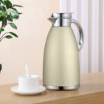 3-Soga 2.3L Gold Color 3-Layer Vacuum Insulated Stainless Steel Flask  Ideal for Home and office