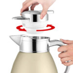 7-Soga 2.3L Gold Color 3-Layer Vacuum Insulated Stainless Steel Flask  Ideal for Home and office