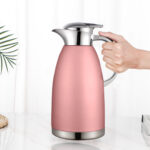 4-Soga 2.3L Rose Color 3-Layer Vacuum Insulated Stainless Steel Flask  Ideal for Home and office Office