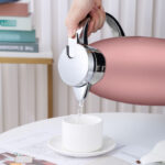 5-Soga 2.3L Rose Color 3-Layer Vacuum Insulated Stainless Steel Flask  Ideal for Home and office Office