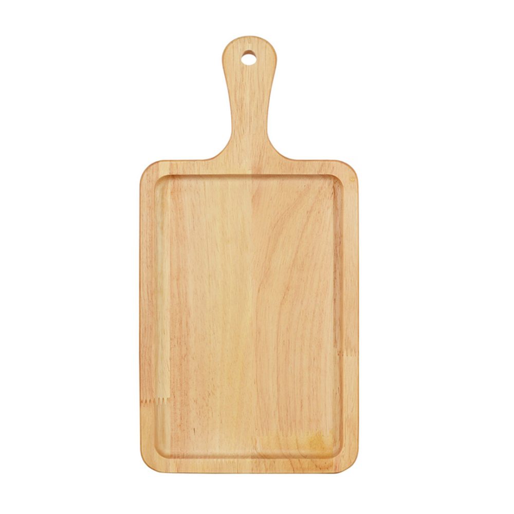 1-SOGA 35cm Rectangle Premium Wooden Oak  Food Serving Tray Charcuterie Board Paddle Home Decor
